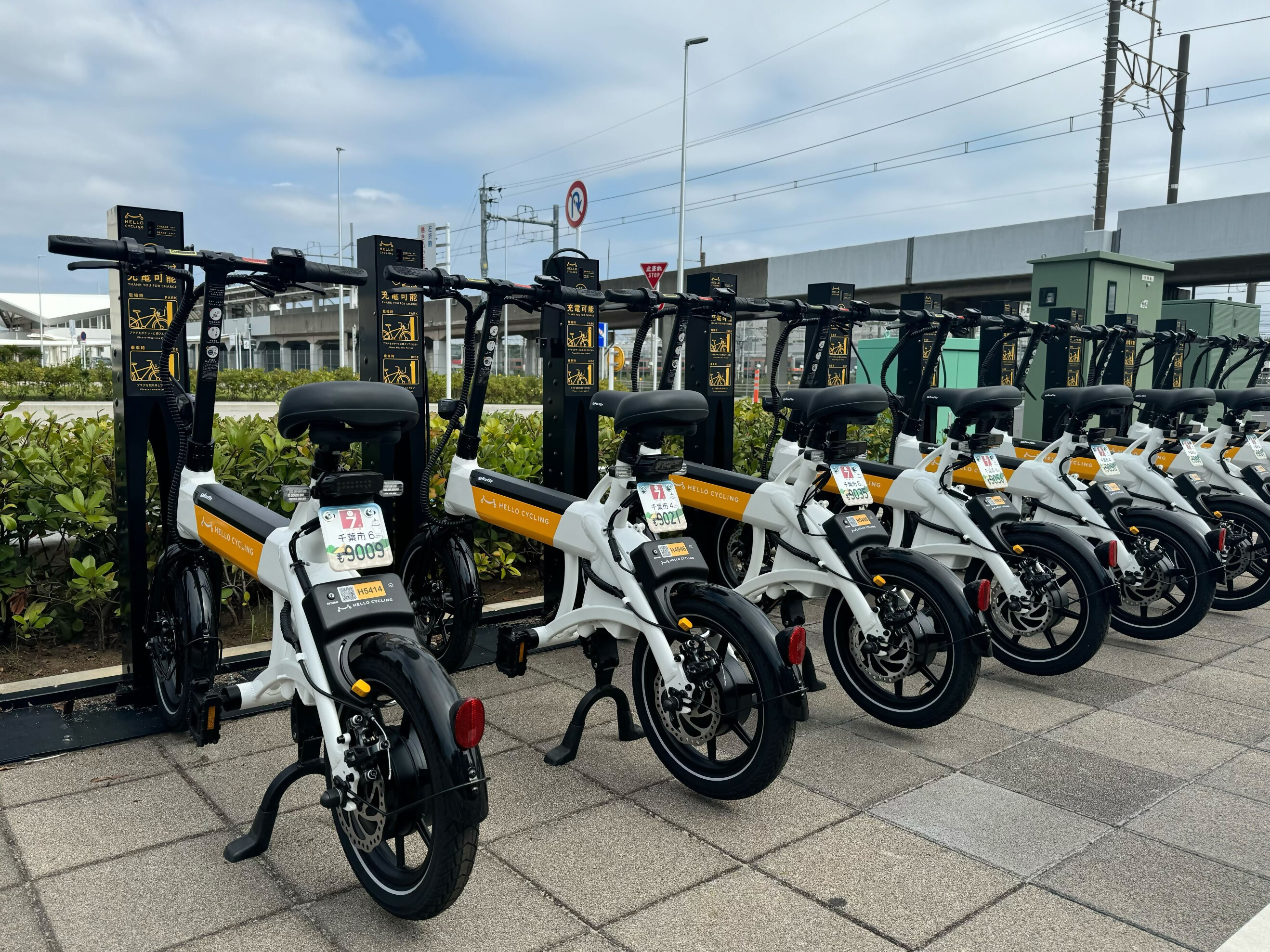 かそりーぬプレートの電動サイクル